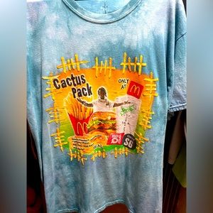 Cactus Jack by Travis Scott x McDonald's Cactus Pack Vintage T-Shirt 'Blue'